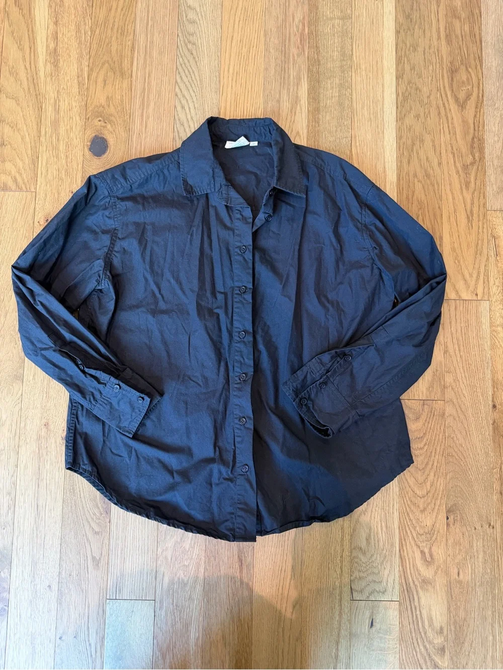 π€ Julia Amory Carolyn Black Poplin Blouse Small π€ 100% Cotton - Picture 10 of 13
